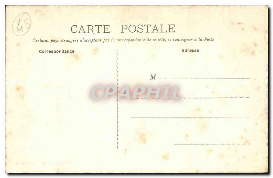 Orleans CPA Place du Martroi — Rückseite