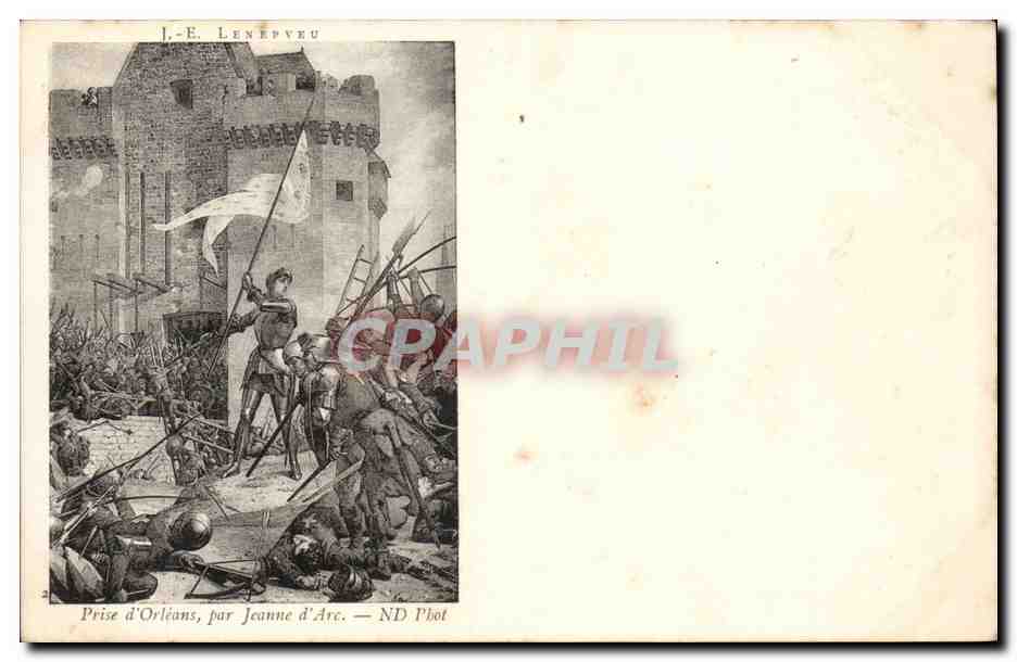 Prise d'Orléans par Jeanne d'Arc — J.-E. Lenepevue
