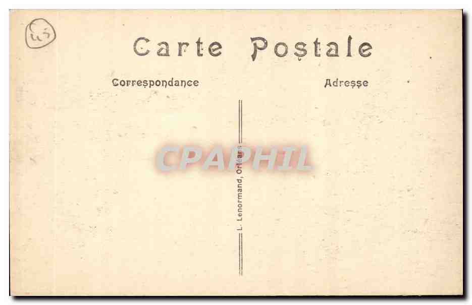 Orleans CPA Vue generale Pont George V — Verso
