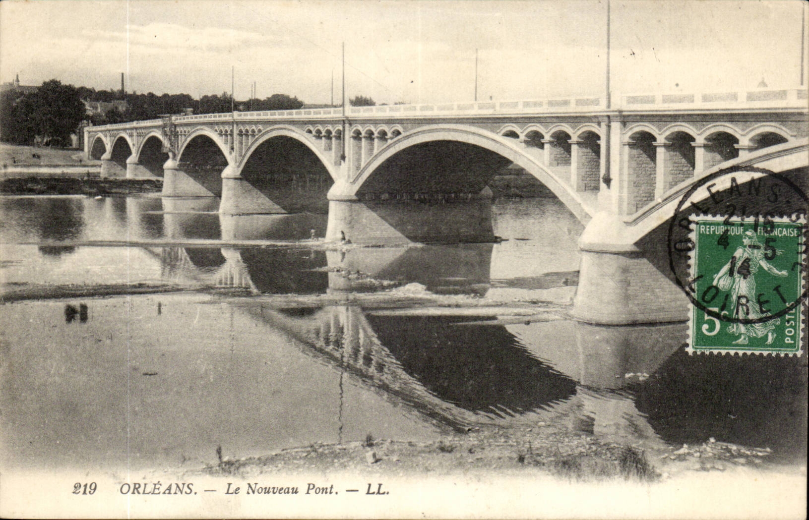 Orleans CPA Le nouveau pont