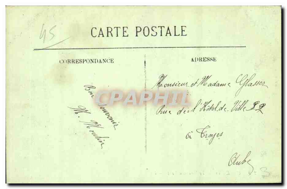 Orleans CPA Le nouveau pont — Verso