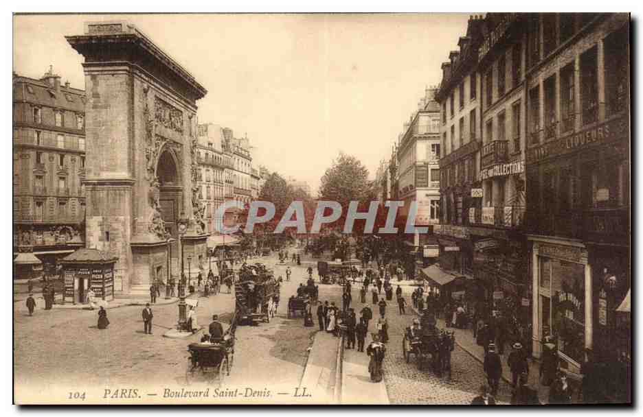 Paris CPA Boulevard Saint Denis