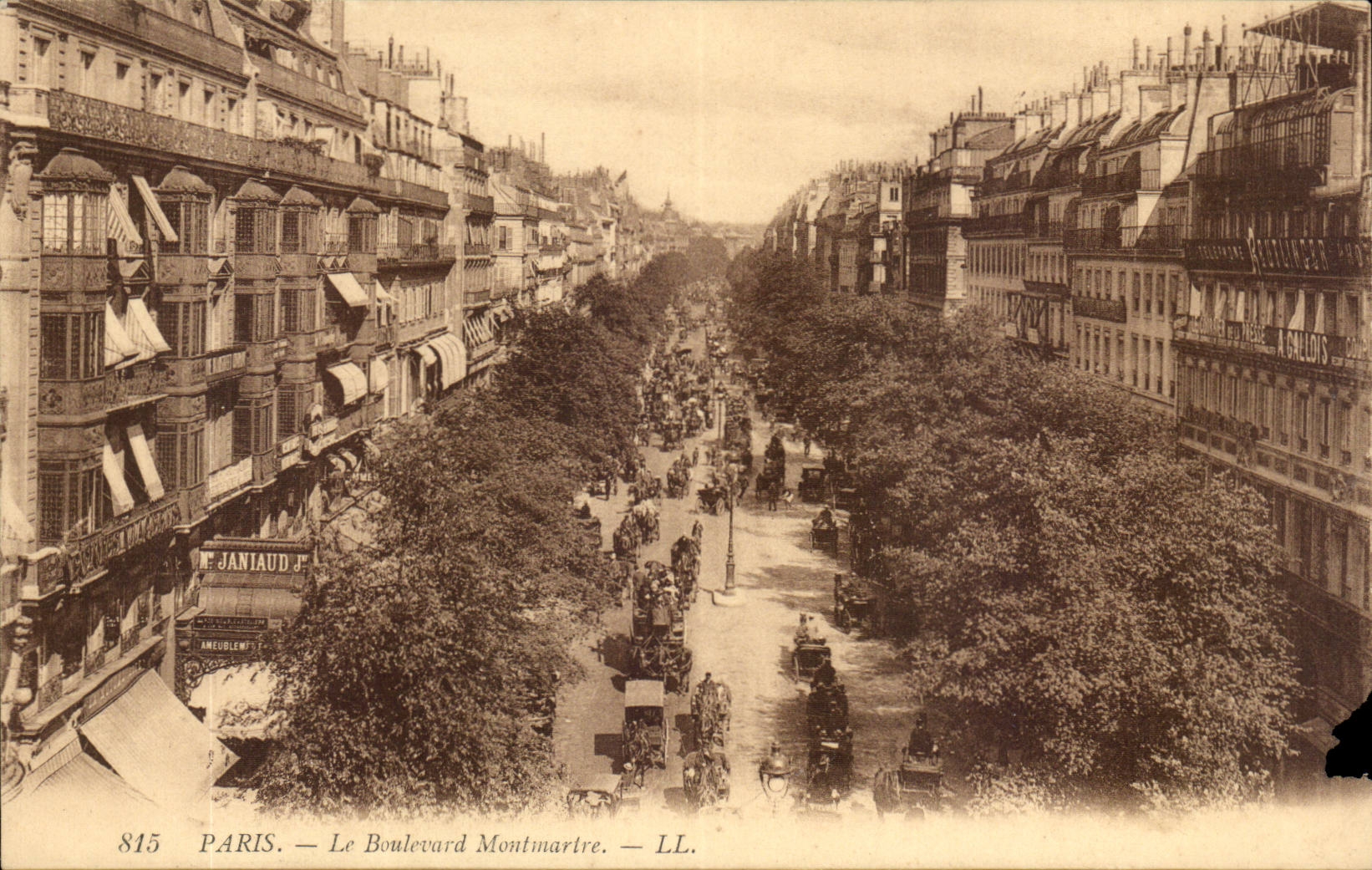 Paris CPA Boulevard Montmartre