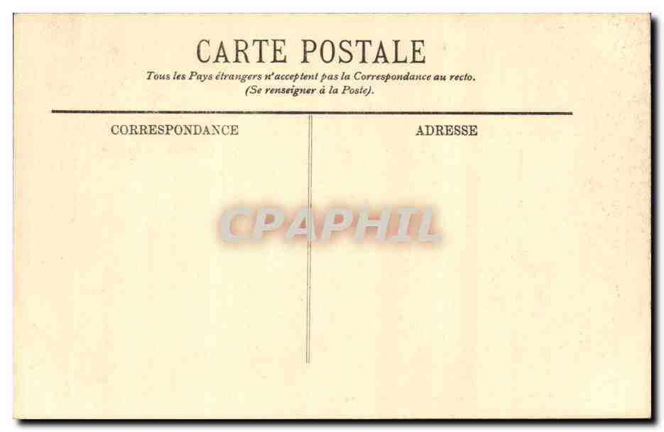 Paris CPA Avenue du Bois de Boulogne — Rückseite