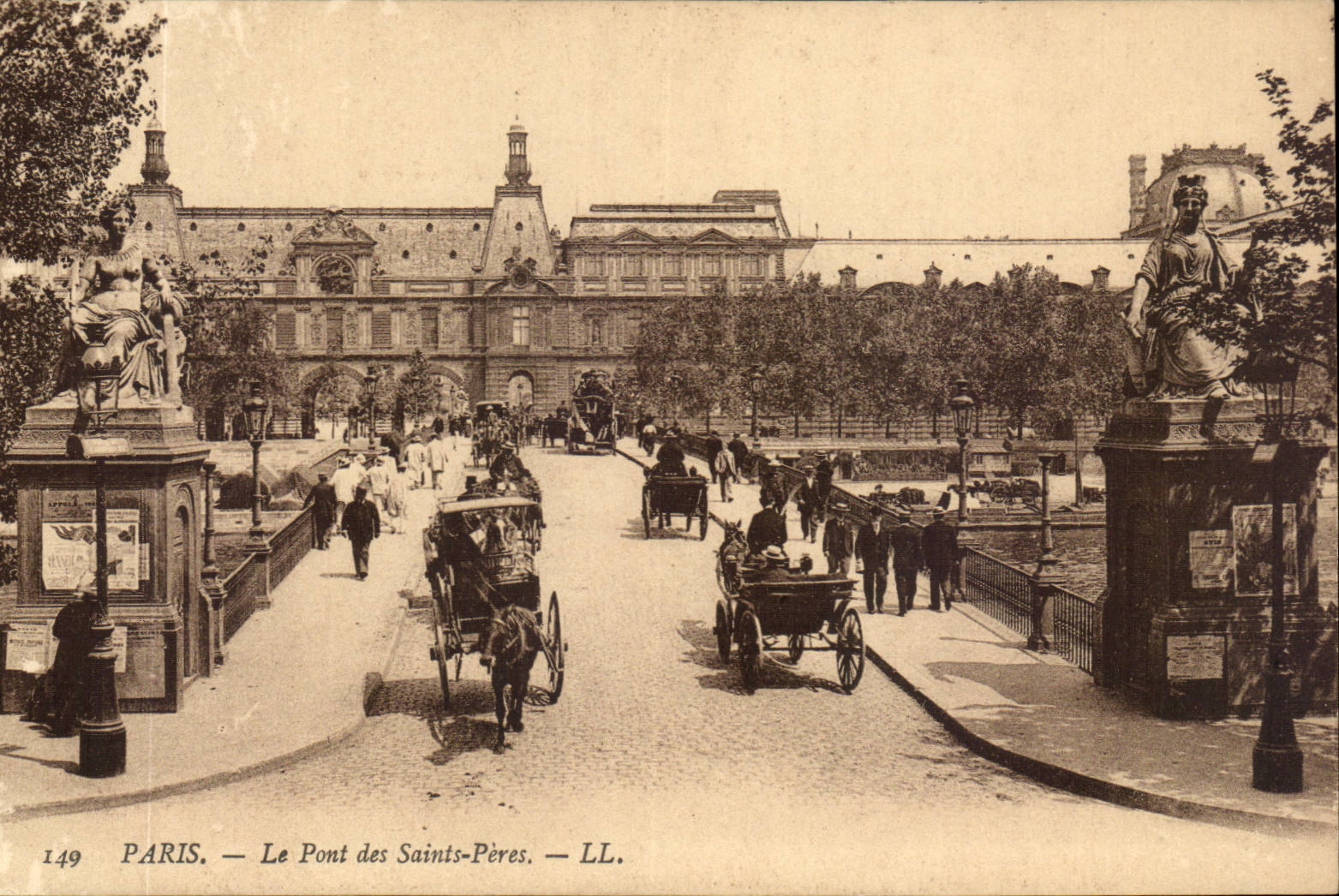Paris CPA Pont des Saints Peres