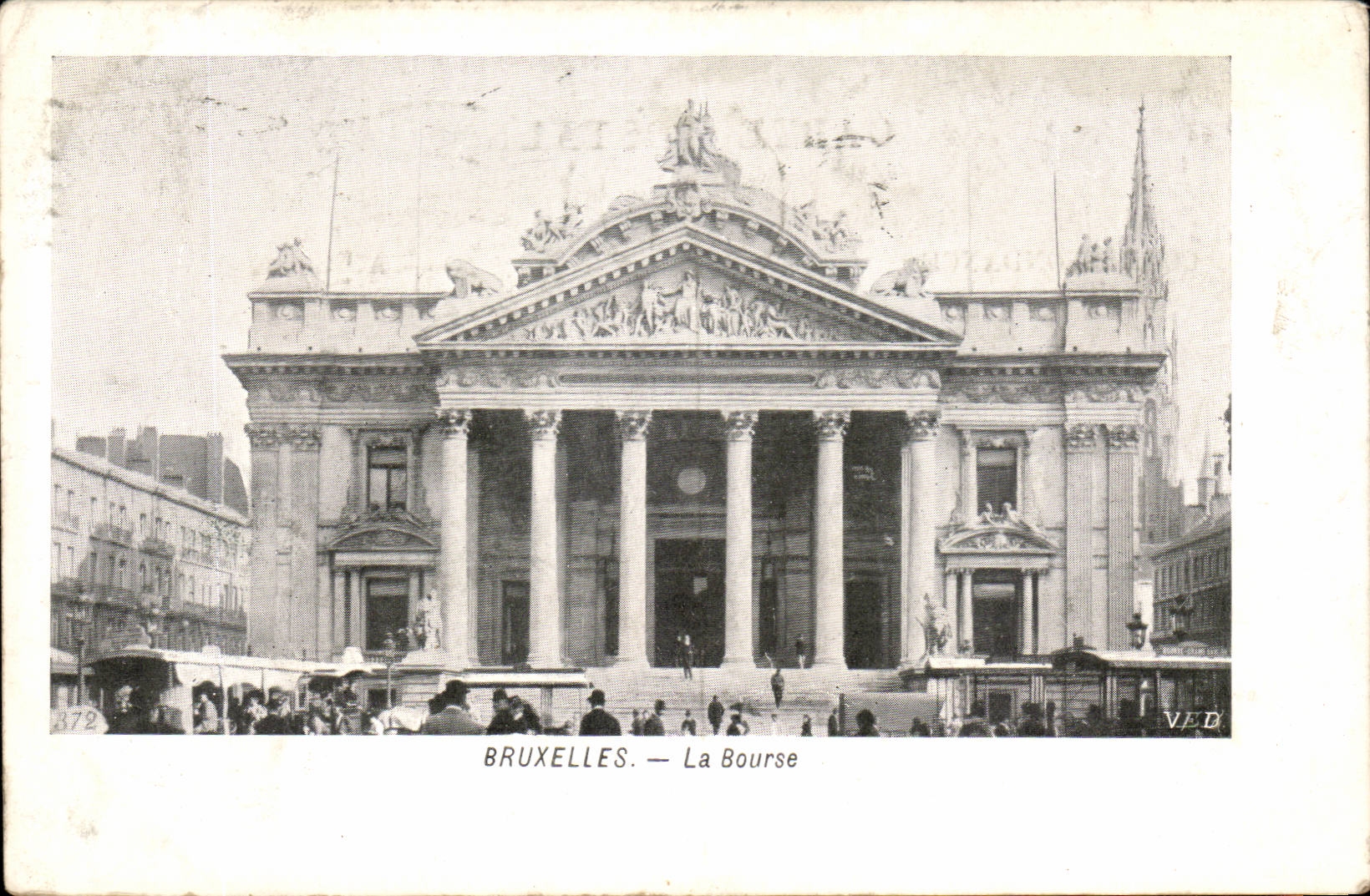 Belgie Belgique Bruxelles CPA La Bourse