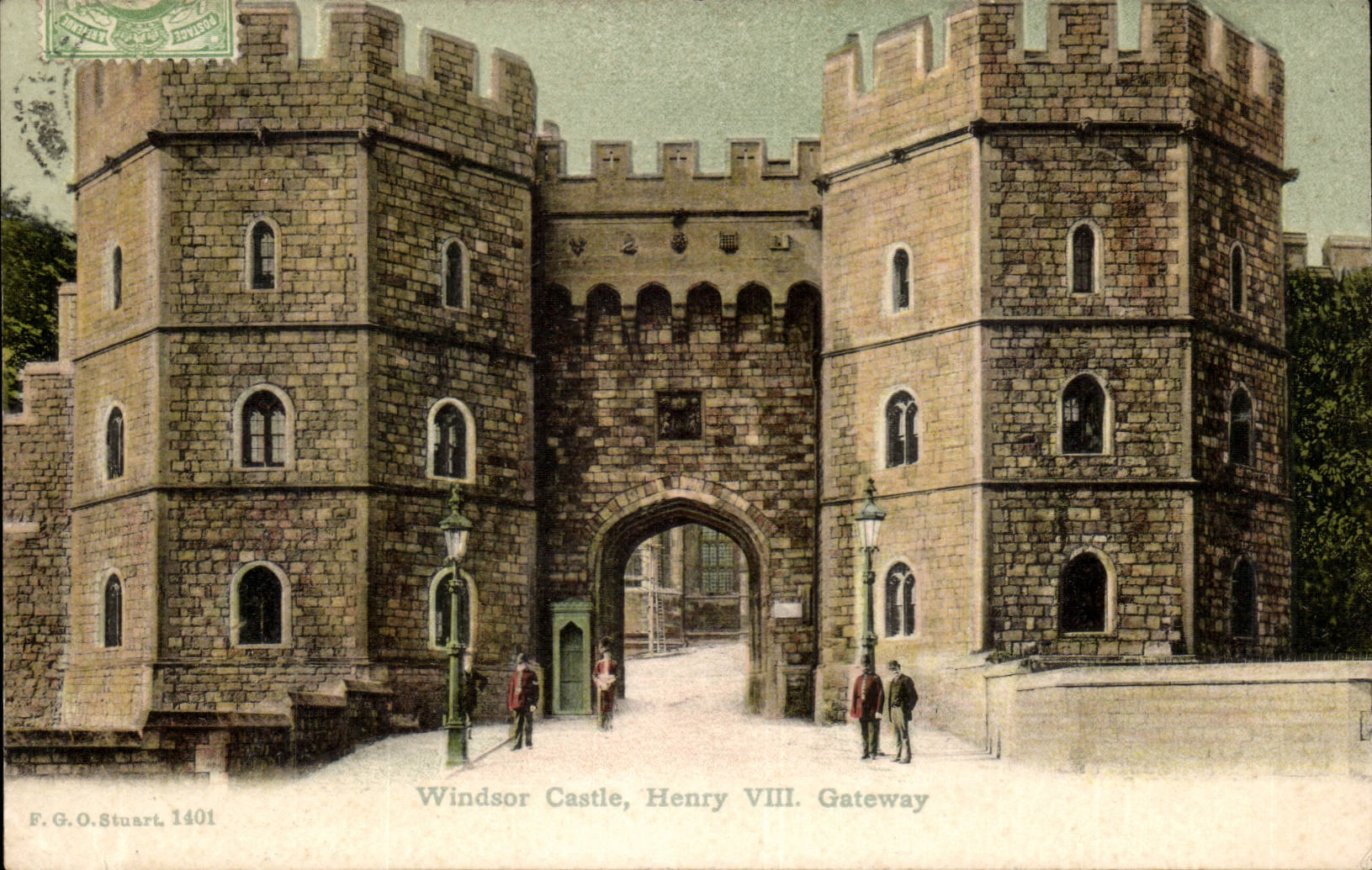Angleterre - England - Windsor Castle - Henry VIII gateway -- CPA 