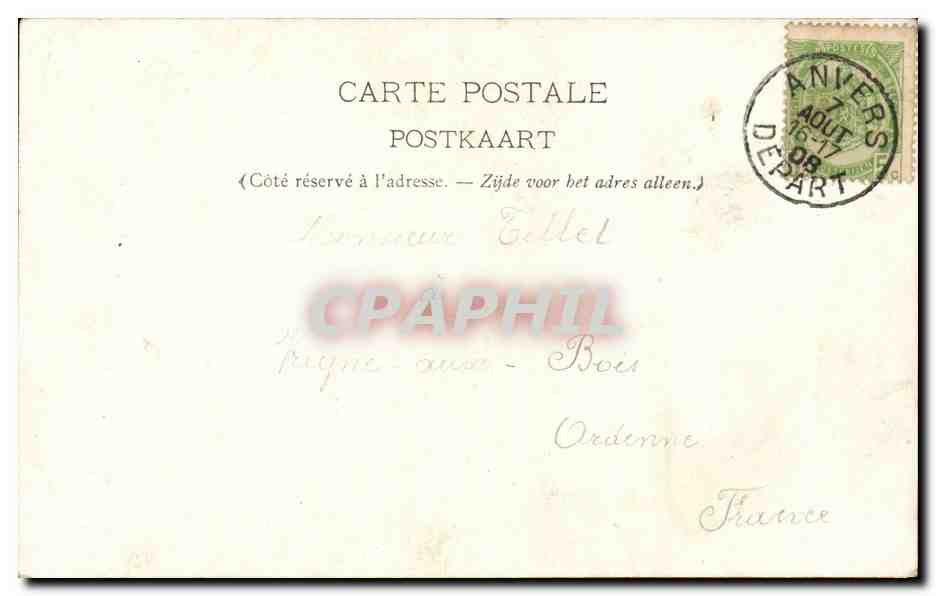 Belgique - Belgien - Belgium - Anvers - Antwerpen - L'Embarcadere -- CPA  — Rückseite
