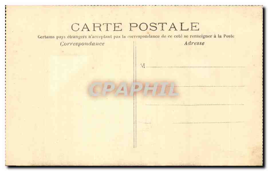 Tours - Indre et Loire - Hotel Gouin - CPA  — Rückseite