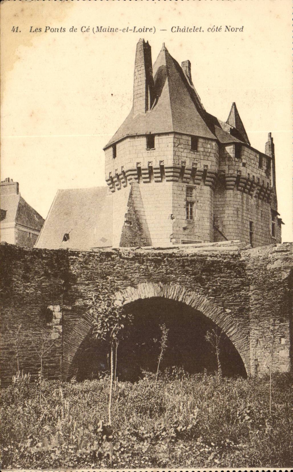 Les Ponts de Ce - Chatelet Cote Nord - CPA 