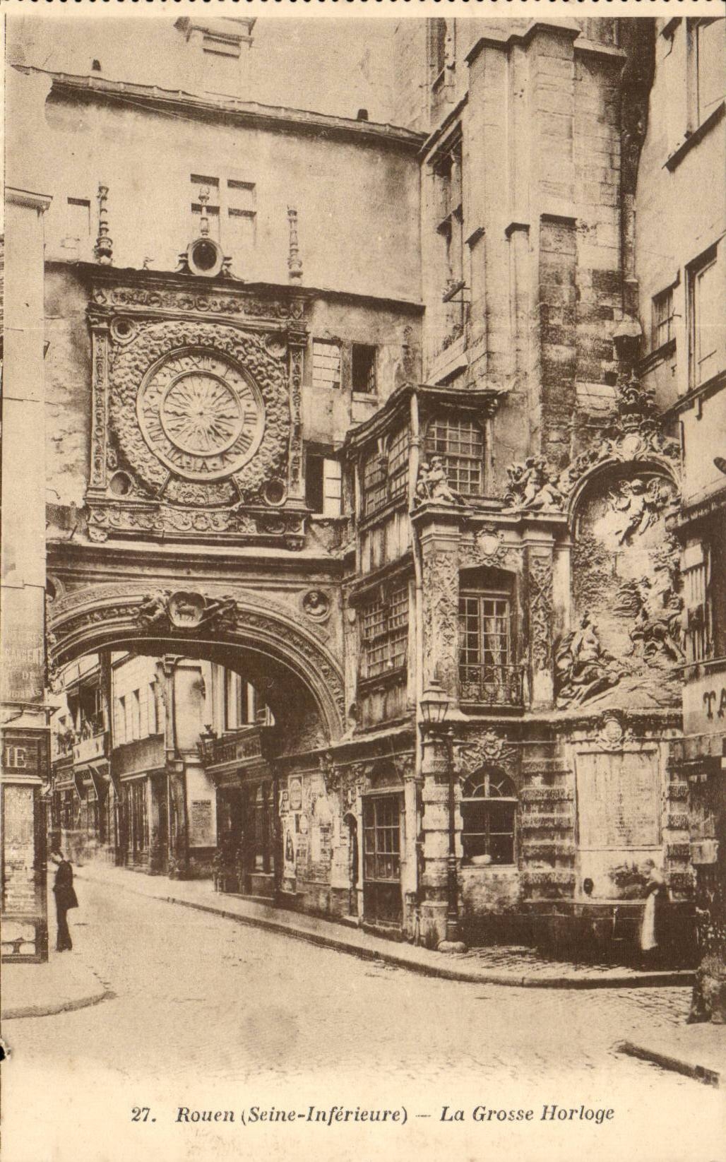 Rouen - La Grosse Horologe - CPA 