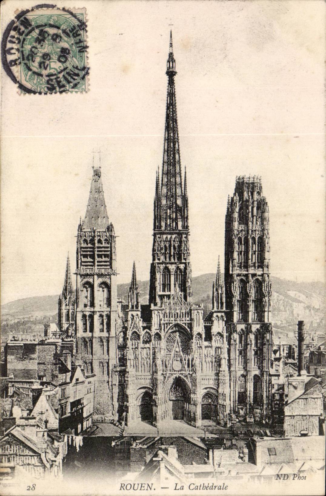 Rouen - La Cathedrale - CPA 