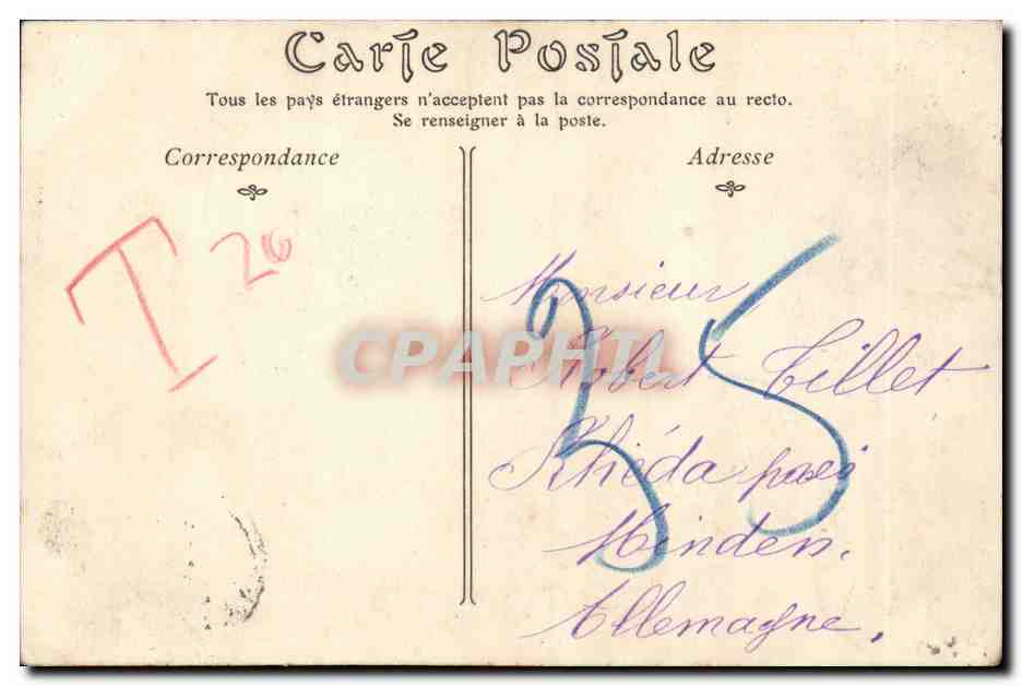 Rouen - La Cathedrale - CPA  — Verso