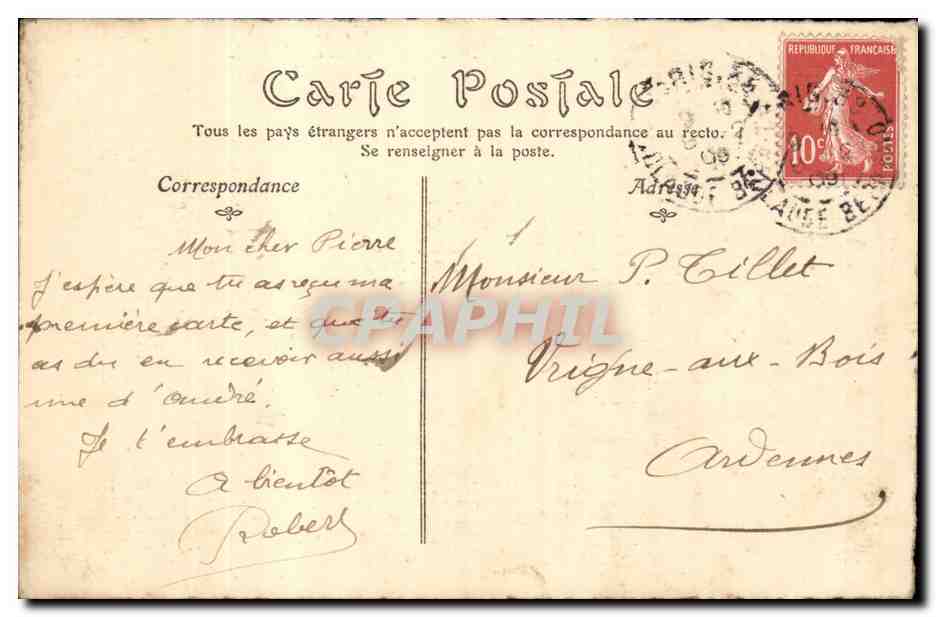 CPA Paris Ancien Paris L'Hotel Dieu le pont Notre Dame et le petit Chatelet e la fin du 18eme — Rückseite
