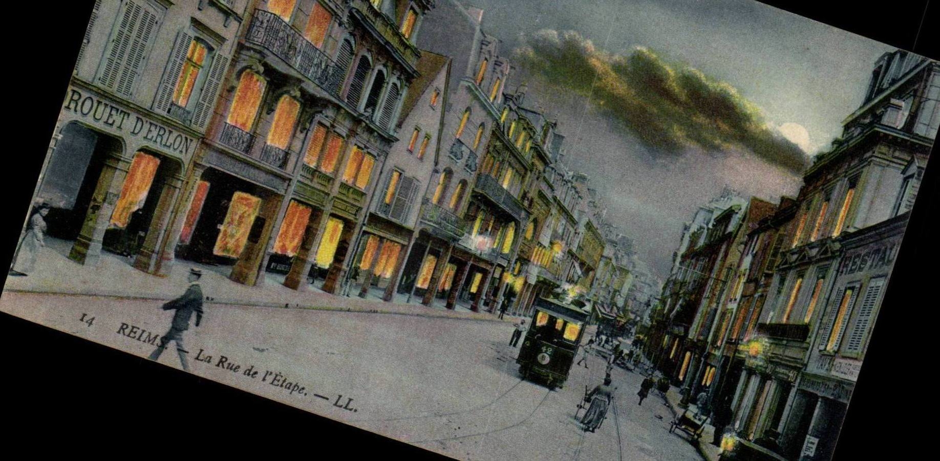 Reims — La Rue de l'Étape — LL. — Rouet d'Erion