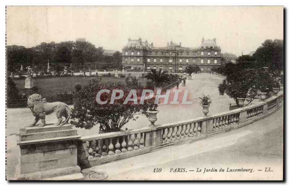 CPA Paris Le jardin du Luxembourg