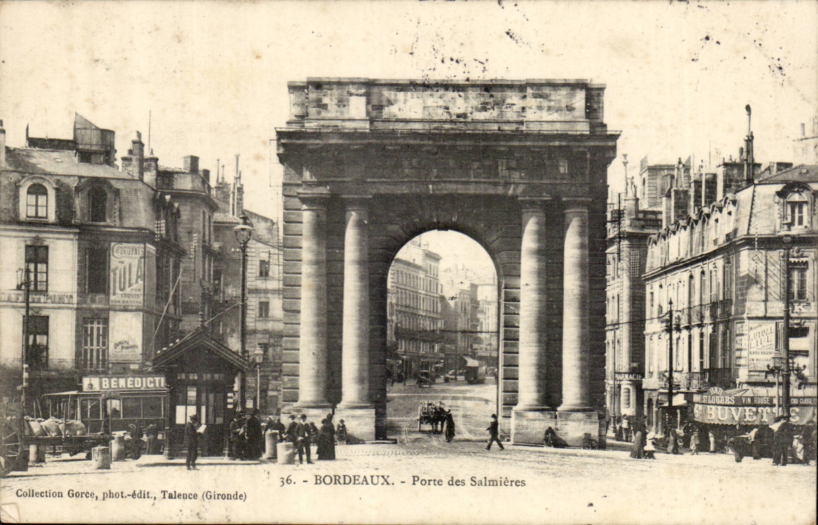 Bordeaux - Porte des Salmiers - benedict - CPA 