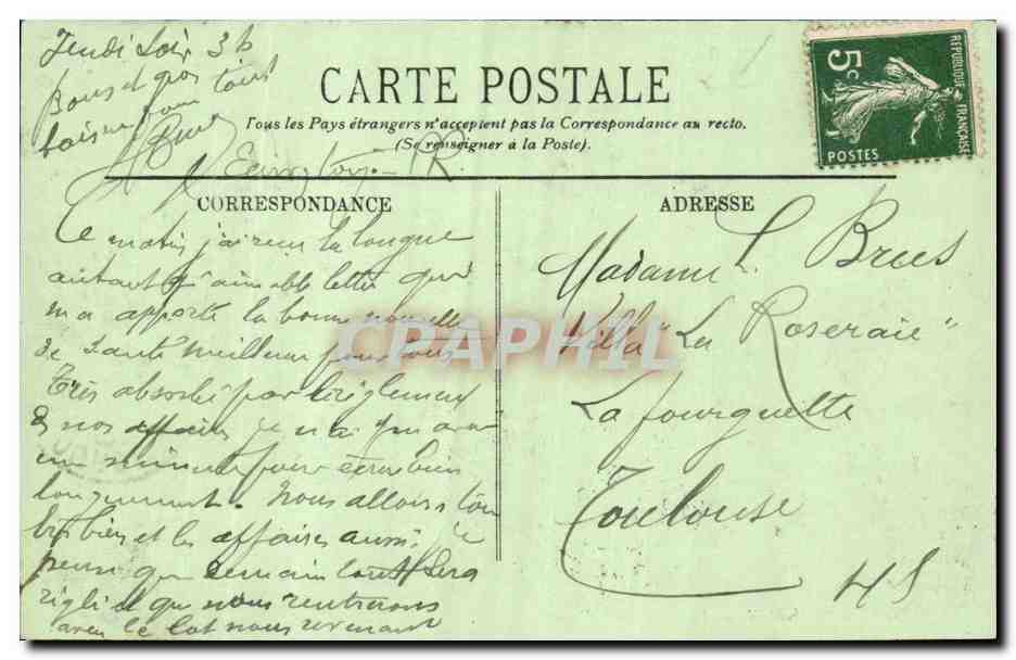Bordeaux — Die Pforte der Salinen — LL. — Rückseite