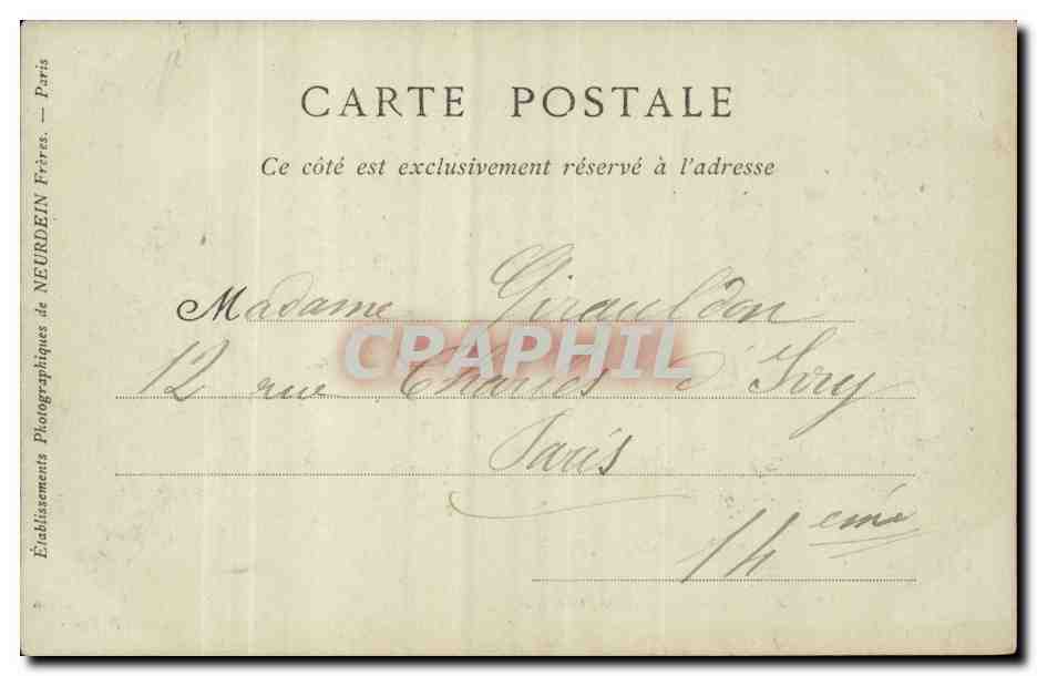 Bordeaux — Der Quai de Bourgogne — Verlag Bonneville, n°28 — Rückseite
