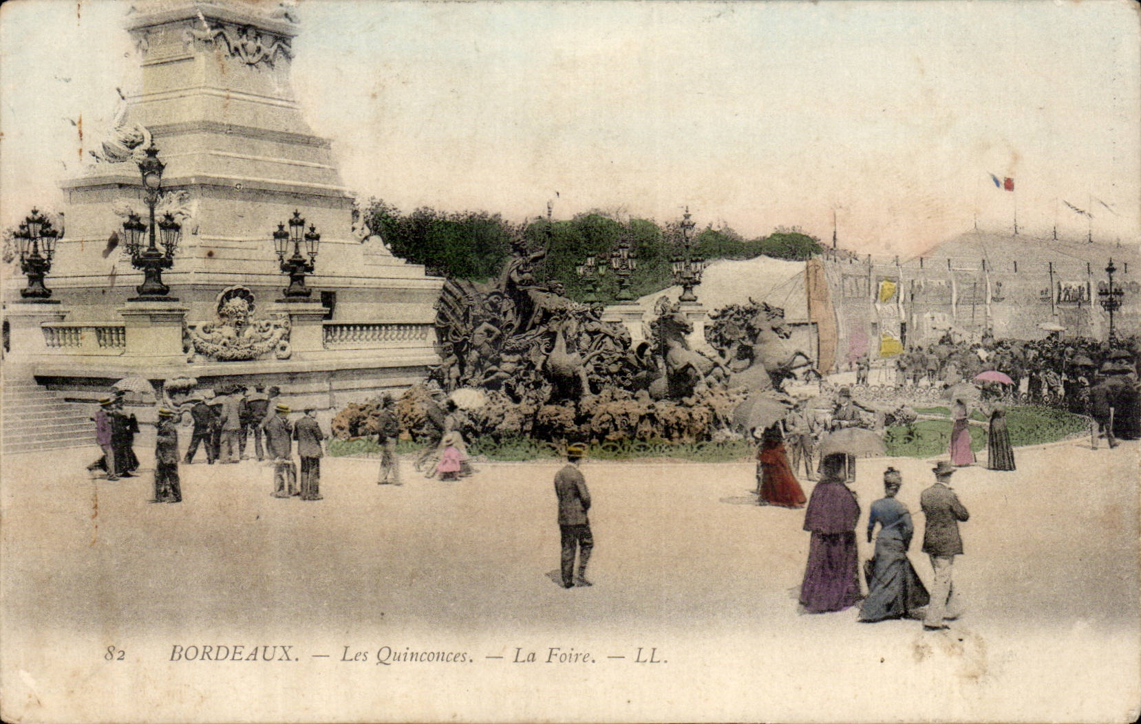 Bordeaux - Les quinconces - La Foire - CPA 