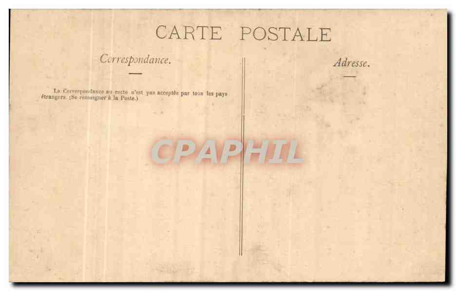 Paris 9 - Ancienne demeure de Robespierre - Blanc et Fils Manufacture de Pates Alimentaires - Valence - CPA  — Rückseite