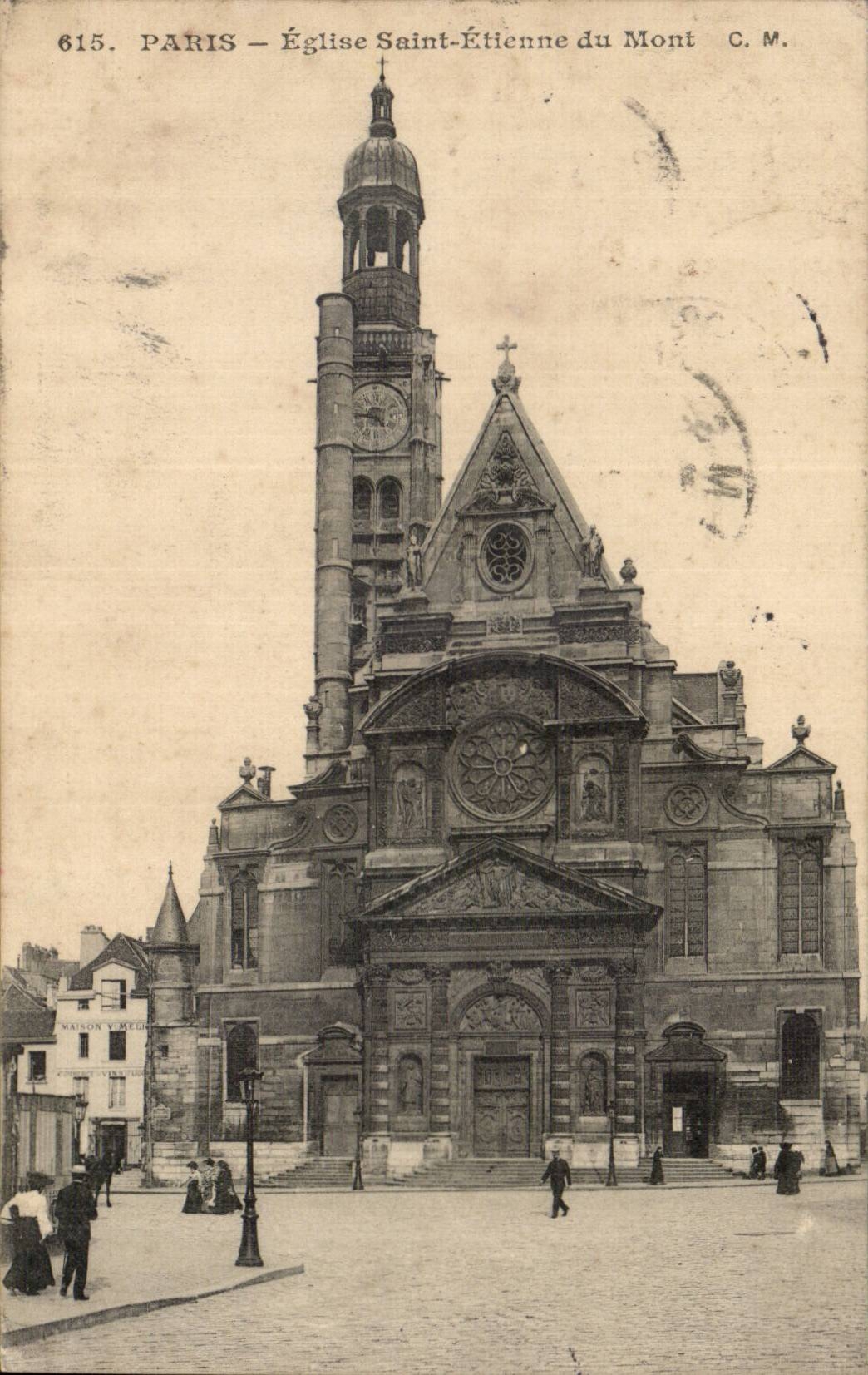 Paris - 5 - Eglise Saint Etienne du Mont - CPA 