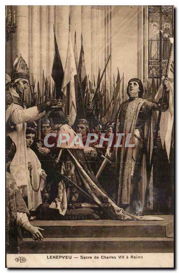 Lenepveu - Sacre de Charles VII a Reims - CPA 