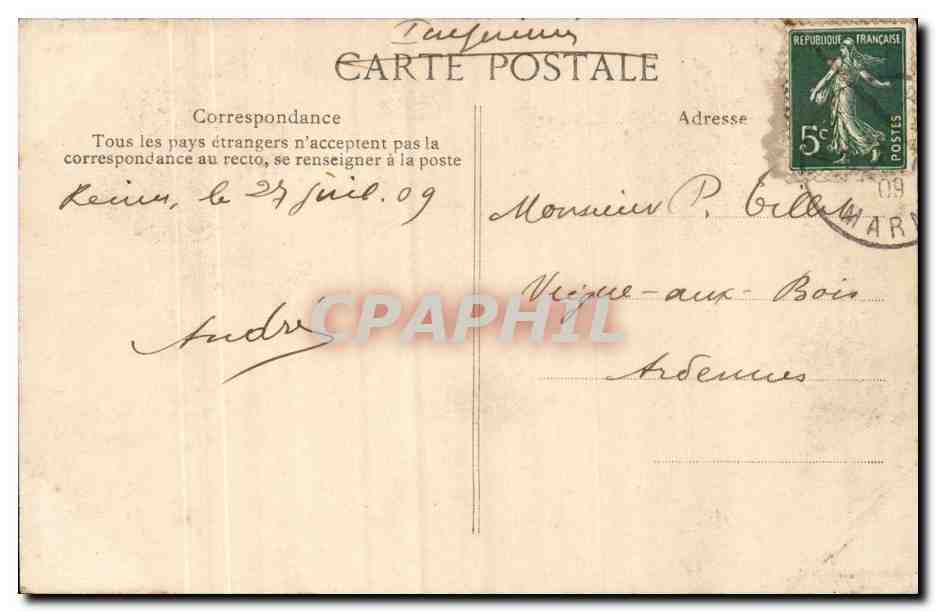 Lenepveu - Sacre de Charles VII a Reims - CPA  — Verso