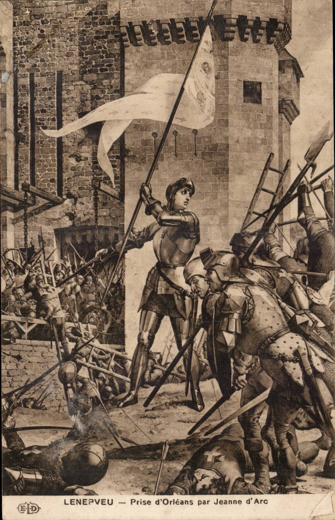 Lenepveu - Prise d'Orleans par Jeanne D'Arc - Joan of Arc - CPA 