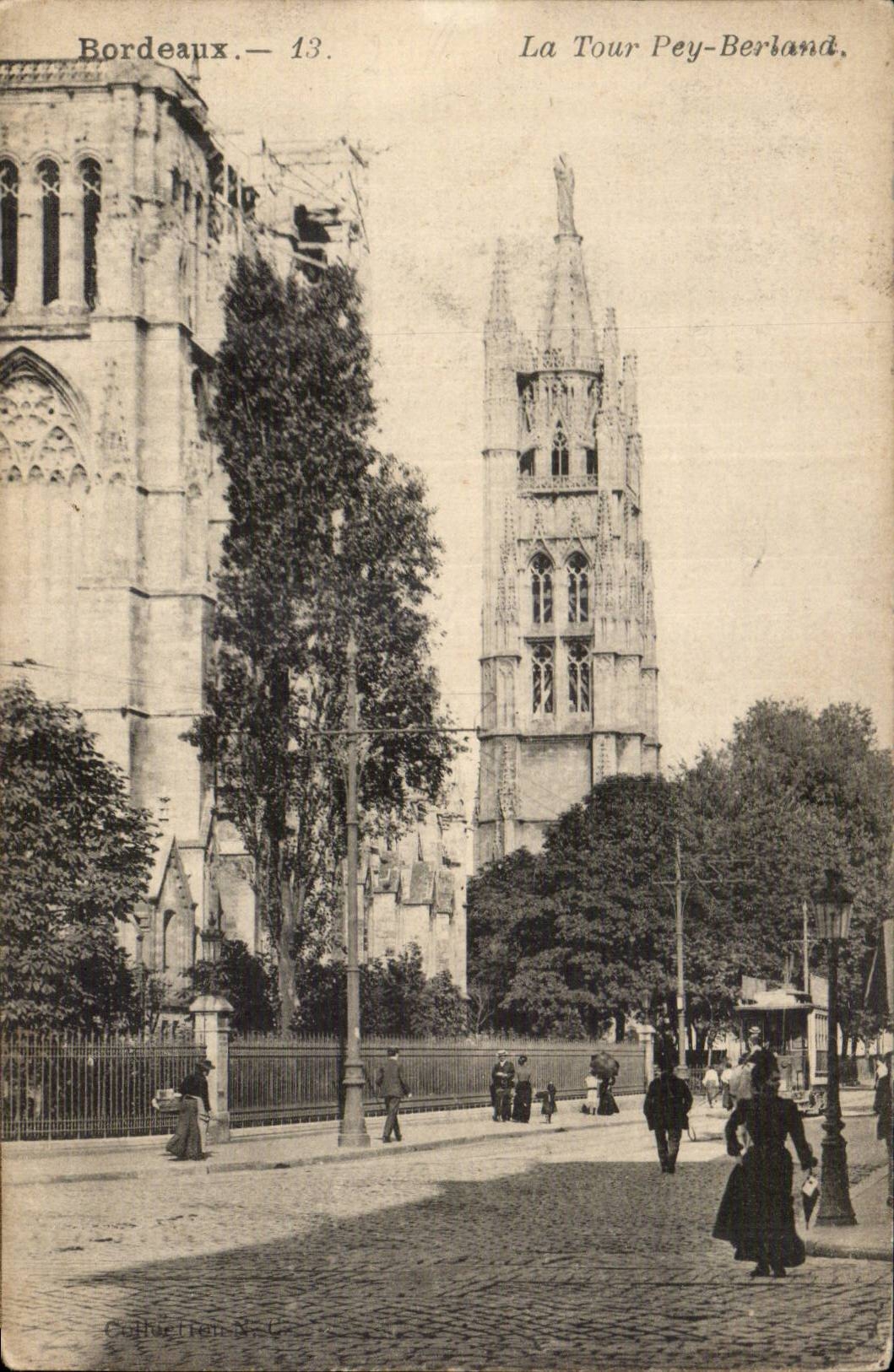 Bordeaux — La Tour Pey-Berland — éditeur CAILLET-TRON (n°13)