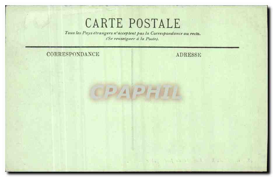 Bordeaux — Une Allée du Jardin public — LL. n°48 — Verso