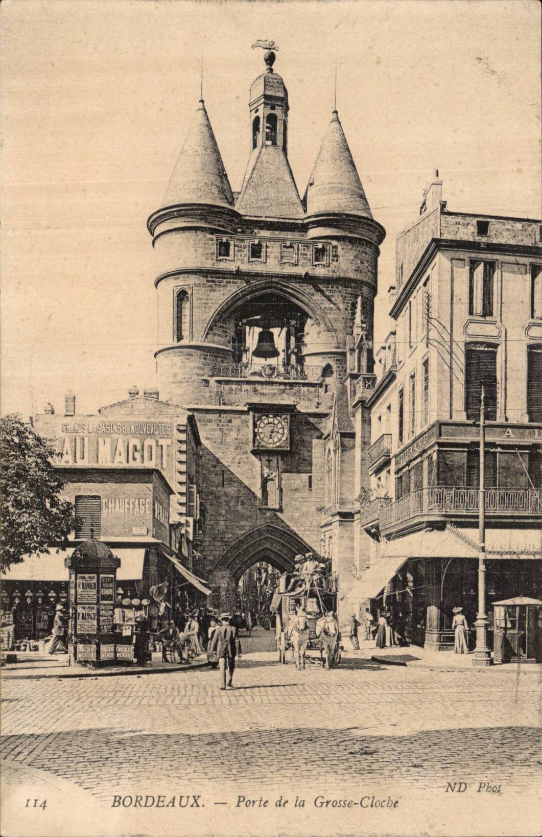 Bordeaux — Tor der Grosse-Cloche — ND Phot, Nr. 114