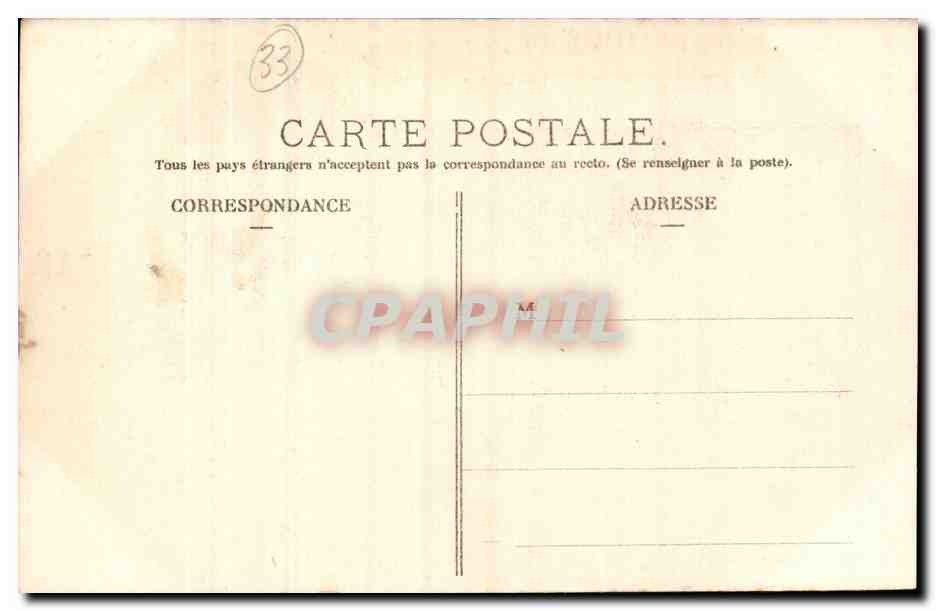 Réfectoire de la Trappe — Parfumerie Hubert, 30, Allées de Tourny, Bordeaux — Verso