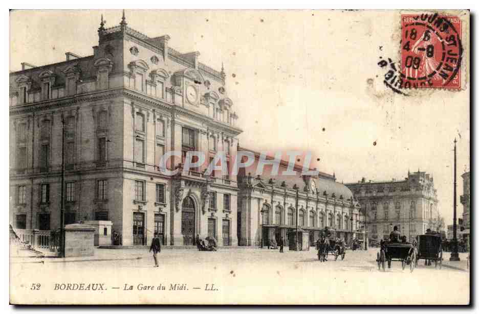 Bordeaux - La Gare du Midi - - CPA 