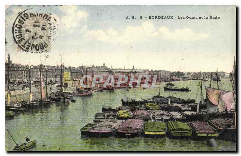 Bordeaux - Les Quais et la Rade - CPA 