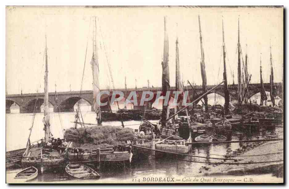 Bordeaux - Cole de Quai Bourgogne - CPA 