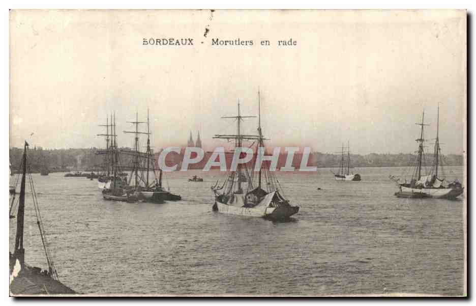 Bordeaux - Morutiers en rade - CPA 