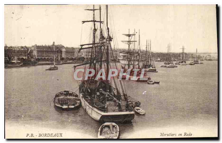 Bordeaux - Morutiers en rade - CPA 