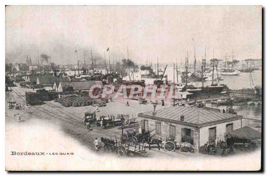Bordeaux - Les Quais - CPA 