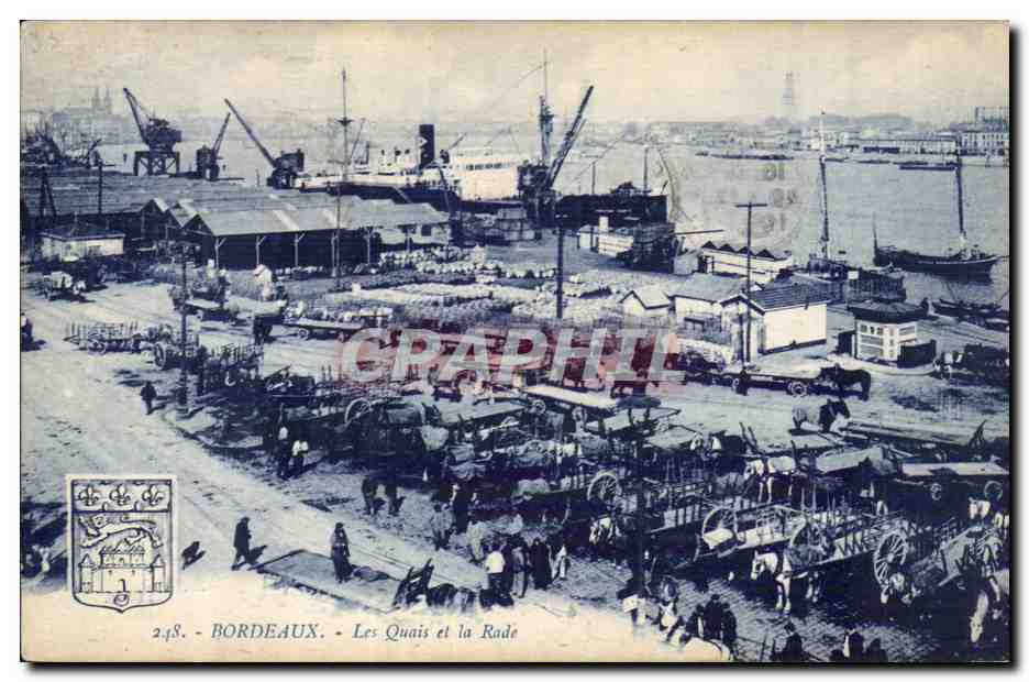 Bordeaux — Les Quais et la Rade — Graphille, n° 248