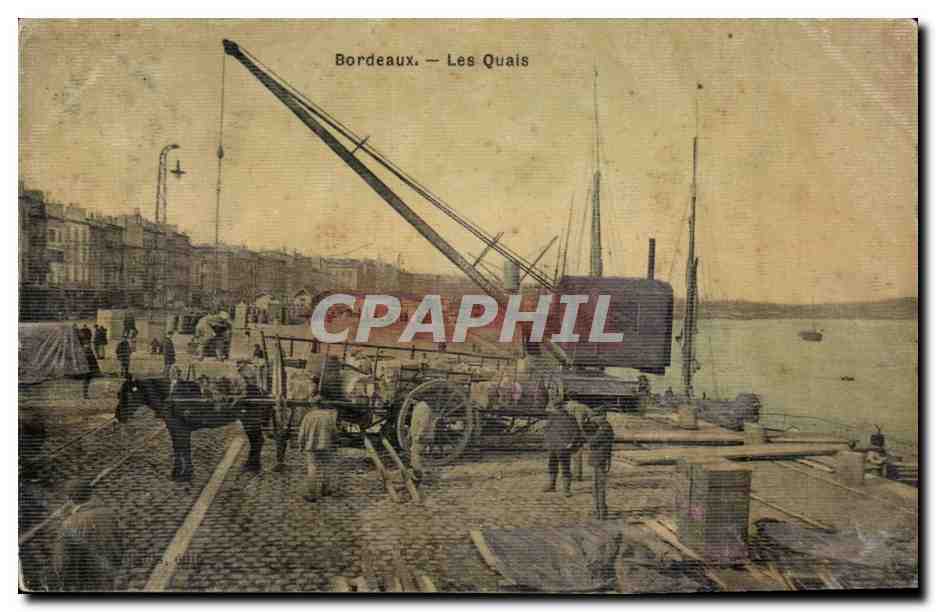 Bordeaux - Les Quais - CPA 