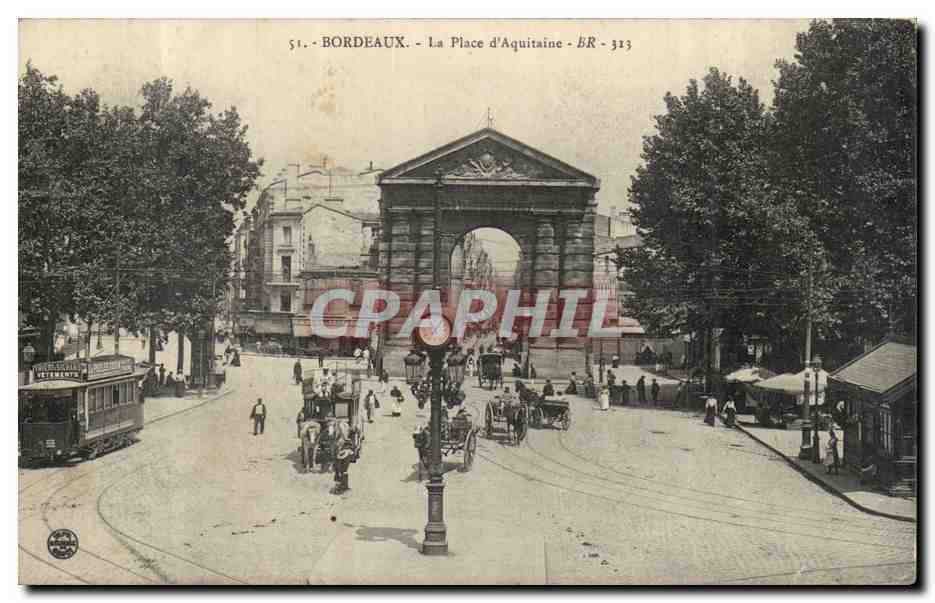 Bordeaux - La Place d'Aquitaine - CPA 