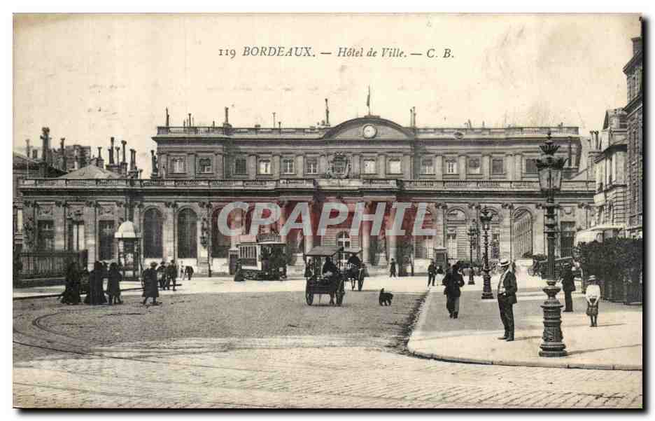 Bordeaux - Hotel de Ville - CPA 