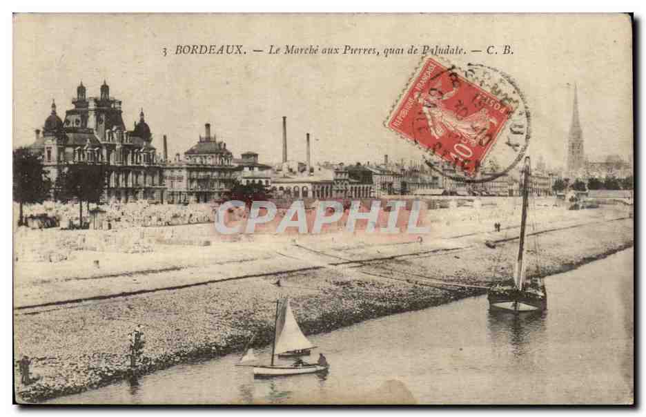 Bordeaux — Le Marché aux Pierres, quai de Paludate — C. B.