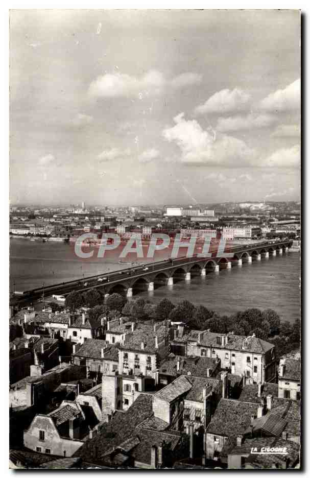 Bordeaux - Le Pont sur la Garonne - CPA 