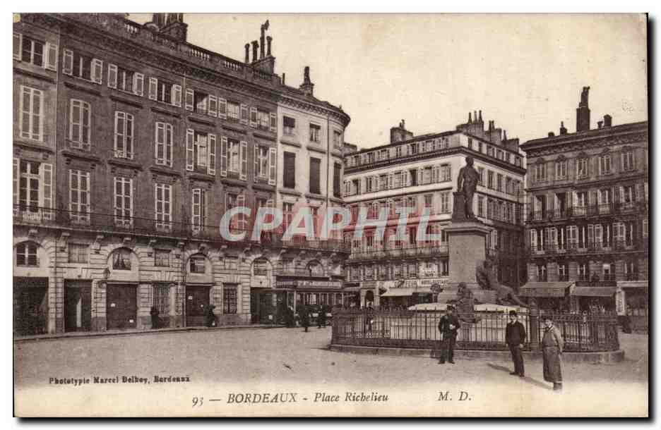 Bordeaux - Place Richelieu - CPA 