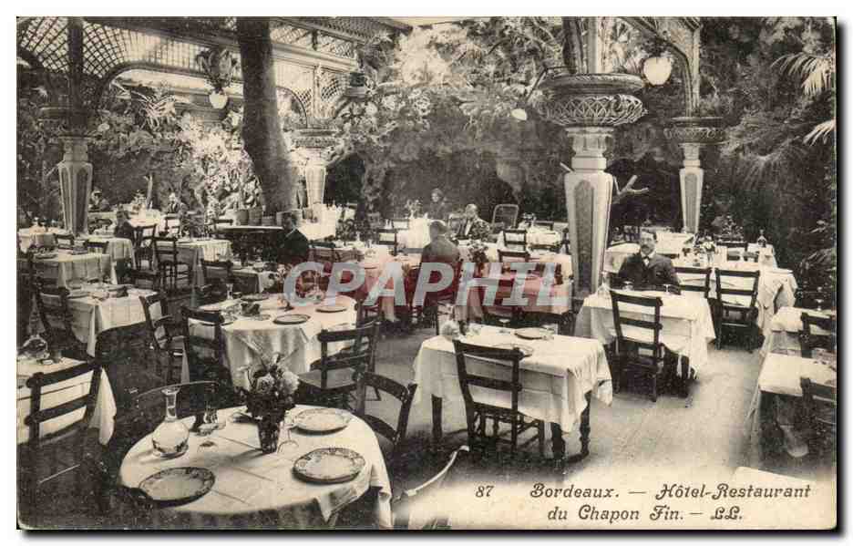 Bordeaux - Hotel Restaurant de Chapon Fin - CPA 