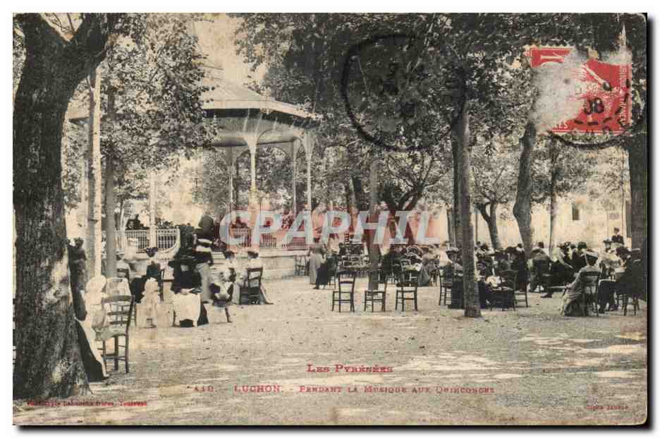 Luchon — Pendant la musique aux Omicongots — Éditeur: Yveswest, n°430