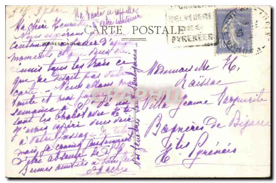 St-GAUDENS (H.-G.) - Boulevard du Midi und Escalier de la Ville — Verlag Cazé — Rückseite