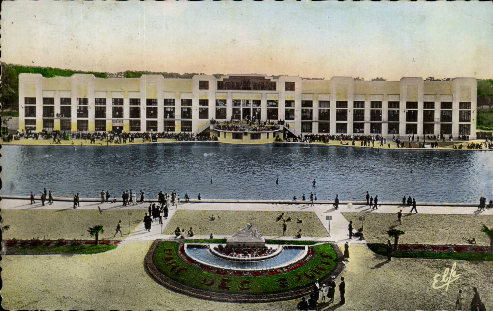Piscine Municipale de Toulouse — Vue sur le Grand Bassin — Éd. LA BOUCHE Fr.